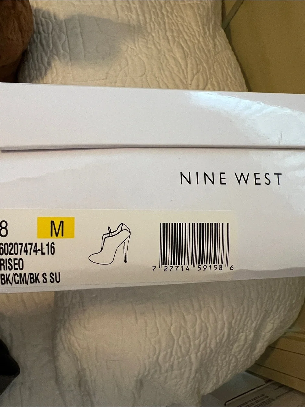 Nine West Women's Grey High-Heel Ankle Pumps
